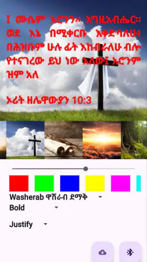 Amharic Bible screenshot