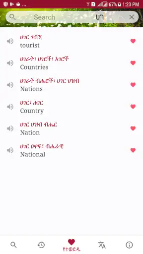 Amharic Dictionary - Translate screenshot