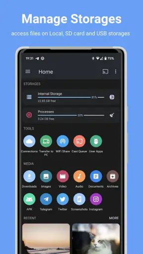 AnExplorer Pro File Transfer screenshot