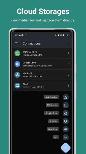 AnExplorer Pro File Transfer screenshot