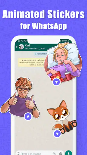 Anim Stickers (WAStickerApps) screenshot