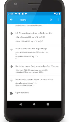 AntibioticApp screenshot