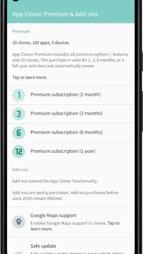 App Cloner Premium & Add-ons screenshot
