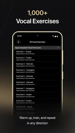 Appcompanist: Vocal Training screenshot