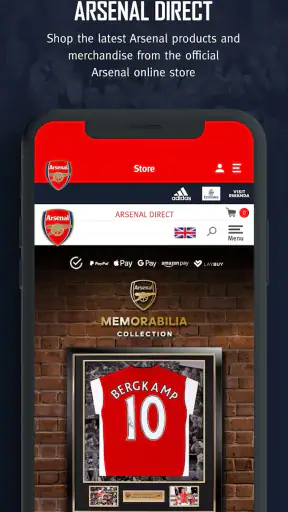 Arsenal Official App screenshot