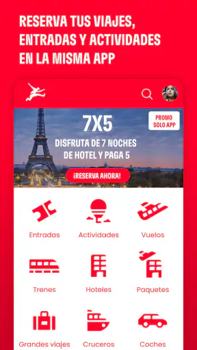 Atrápalo viajes y planes cerca screenshot