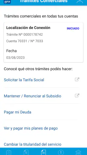 AySA screenshot