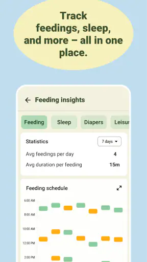 Baby tracker - feeding, sleep screenshot