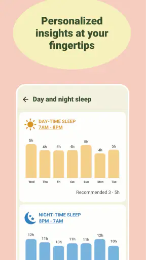 Baby tracker - feeding, sleep screenshot