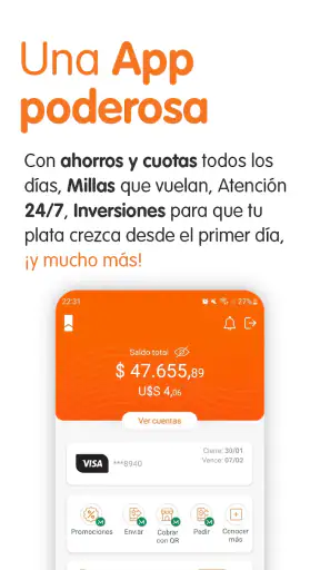 Banca Móvil Banco Hipotecario screenshot