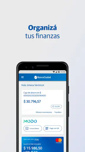 Banca Móvil Ciudad screenshot
