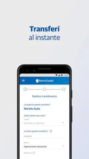 Banca Móvil Ciudad screenshot
