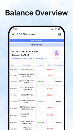 Bank Balance Check & Passbook screenshot