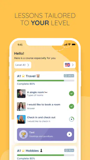 BeeSpeaker Learn English screenshot
