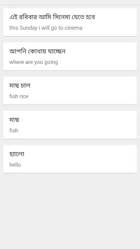 Bengali To English Translator screenshot