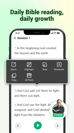 Bible - Pray + Verse + Audio screenshot