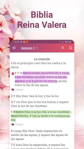 Biblia Reina Valera 1960 screenshot