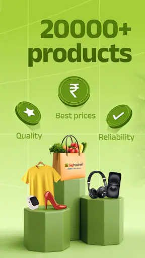 bigbasket: 10 min Grocery App screenshot