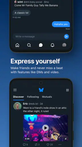 Bluesky screenshot