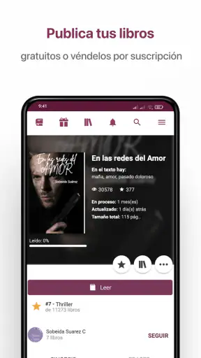 Booknet・Leer Libros En Español screenshot