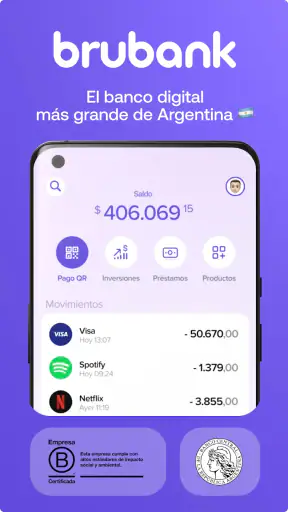 Brubank: tu banco digital screenshot