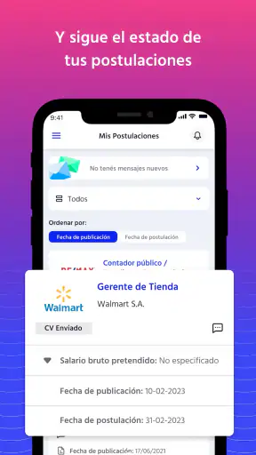 Bumeran: búsquedas de trabajo screenshot