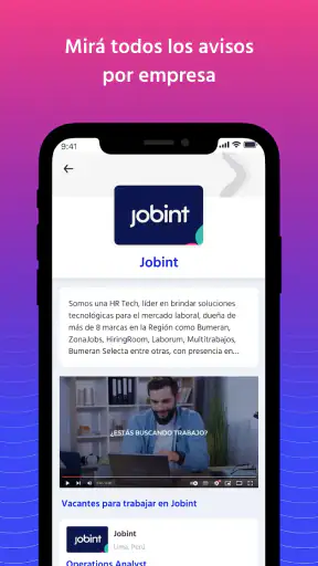 Bumeran: búsquedas de trabajo screenshot