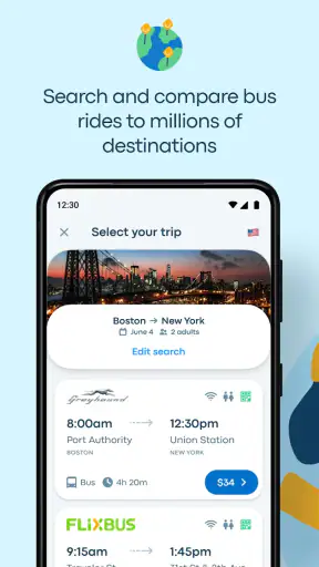 Busbud: Bus & Train Tickets screenshot