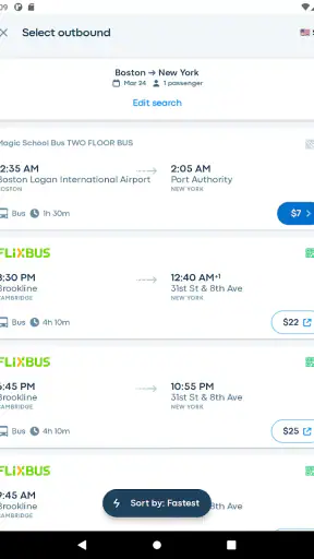 Busbud: Bus & Train Tickets screenshot