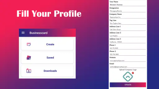 Business Card Maker screenshot