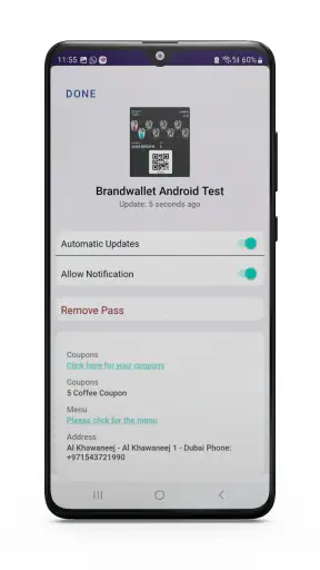 BWallet screenshot