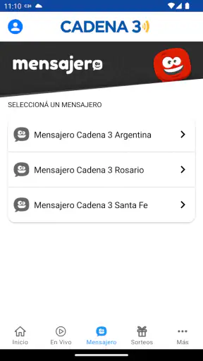 Cadena 3 Argentina screenshot