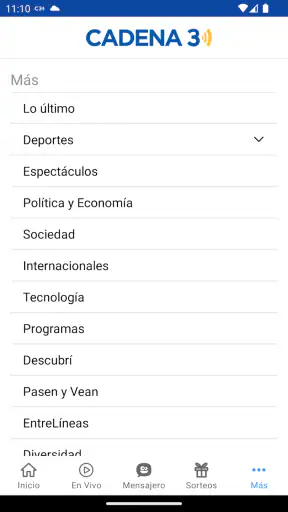 Cadena 3 Argentina screenshot