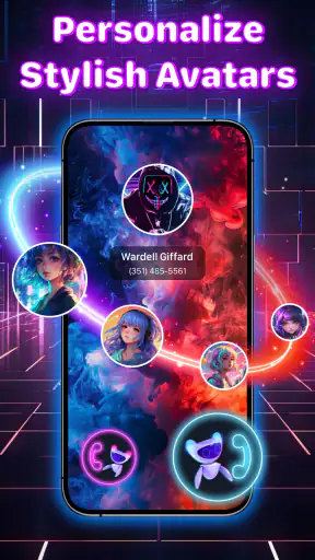 Call Screen Theme: Color Phone screenshot