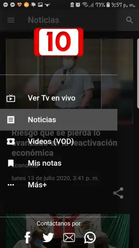Canal 10 screenshot
