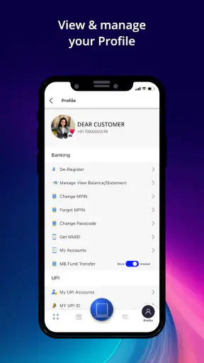 Canara ai1- Mobile Banking App screenshot