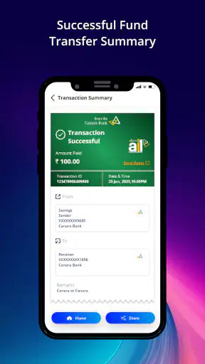 Canara ai1- Mobile Banking App screenshot