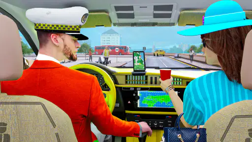 Car Driving Taxi Simulator screenshot
