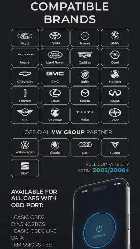 Carista OBD2 screenshot