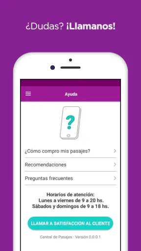 Central de Pasajes screenshot