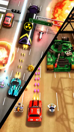Chaos Road: Combat Car Racing screenshot