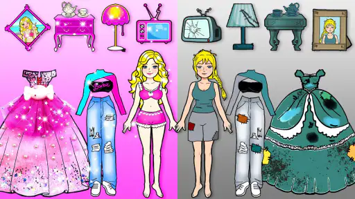 Chibi Doll Dress Up DIY Games screenshot