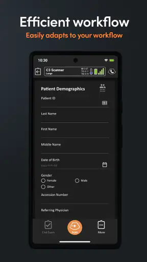 Clarius Ultrasound screenshot