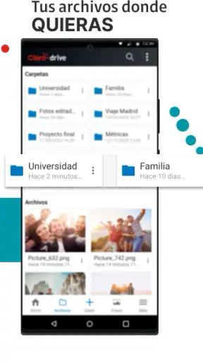 Claro drive screenshot