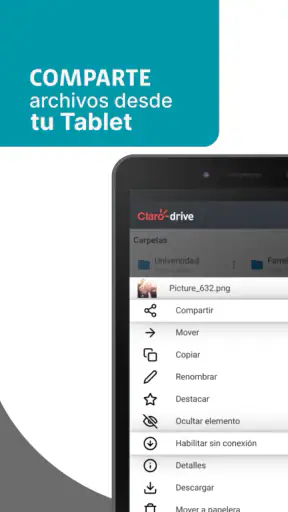 Claro drive screenshot