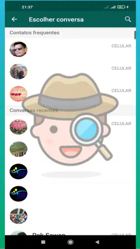 Como saber con quién habla mi  screenshot