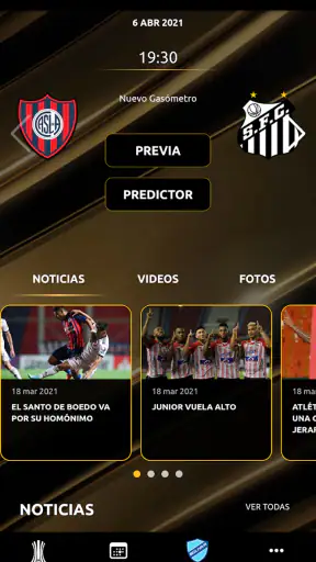 CONMEBOL Libertadores screenshot