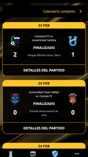 CONMEBOL Libertadores screenshot