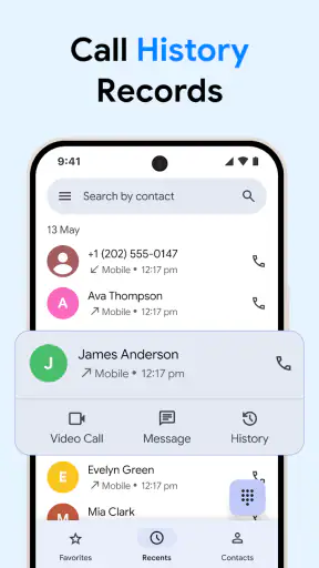 Contacts screenshot