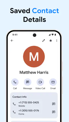 Contacts screenshot